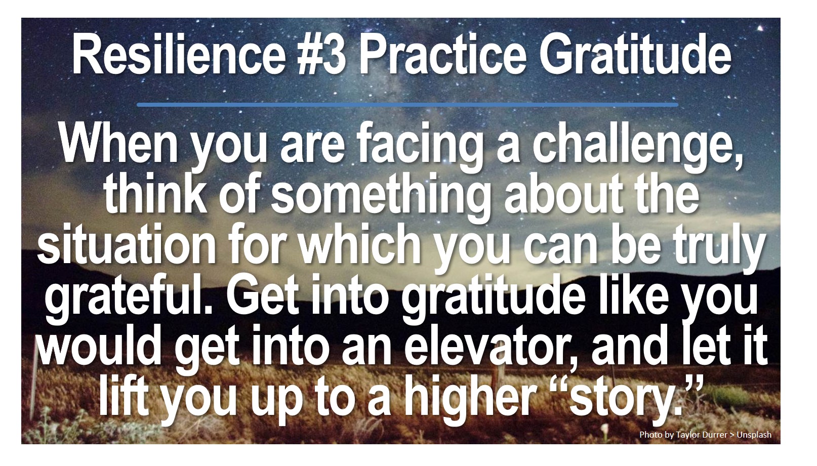 Task image: Practice gratitude