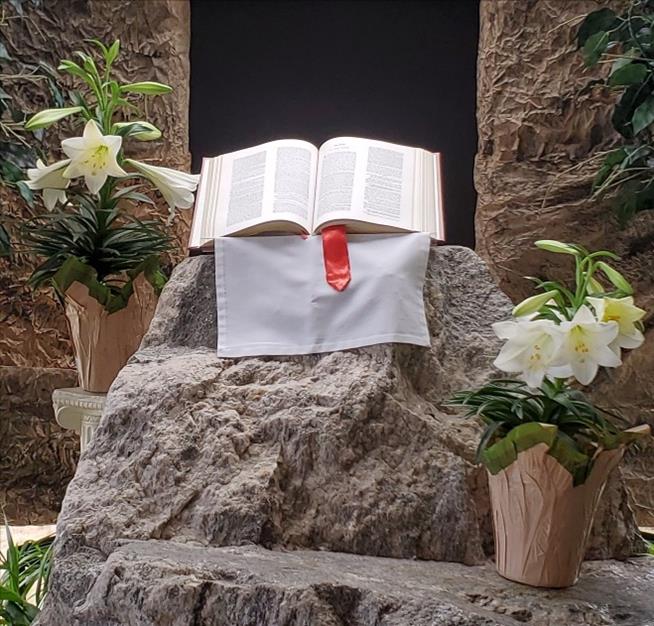 Good Friday altar in Sunrise Chapel