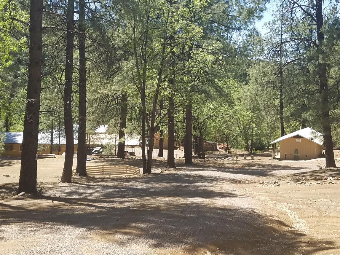 Dining hall + baths Elks Lodge Youth Camp