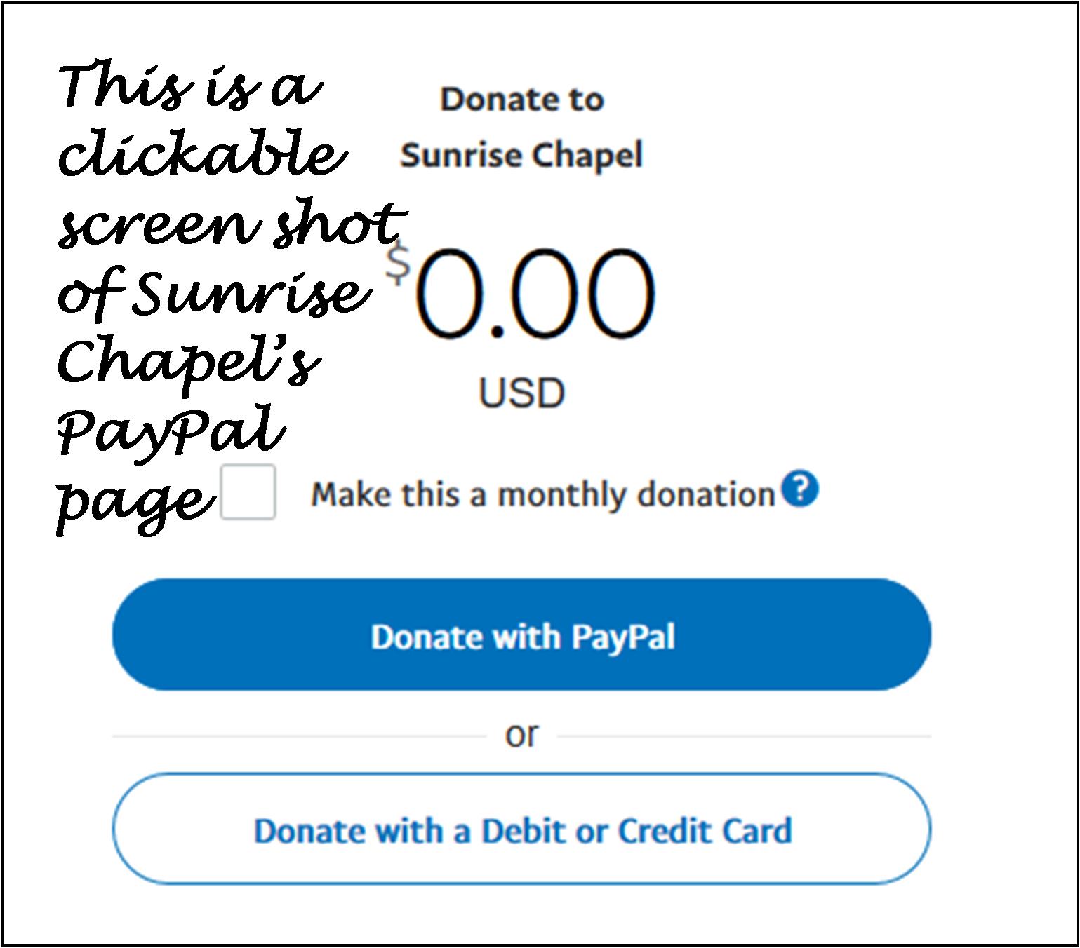 PayPal donation image 