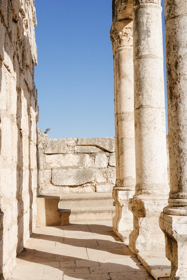 Photo by Haley Black: https://www.pexels.com/photo/row-of-concrete-column-2102632/