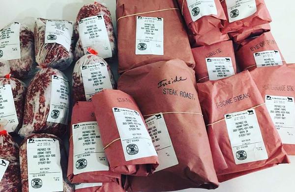 Bulk organic beef package