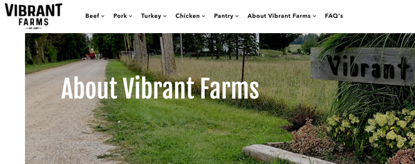 vibrant farms website 