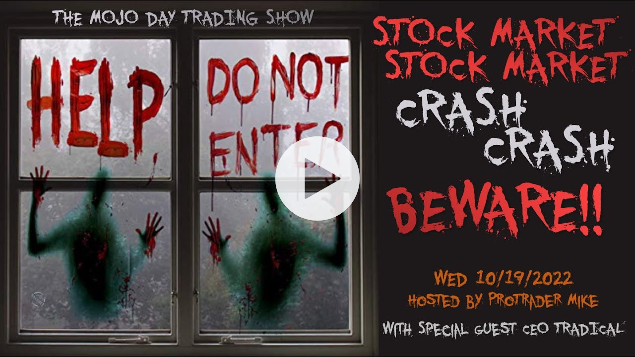 STOCK MARKET CRASH - How to Make Money Trading The Stock Market with Technology LIVE!