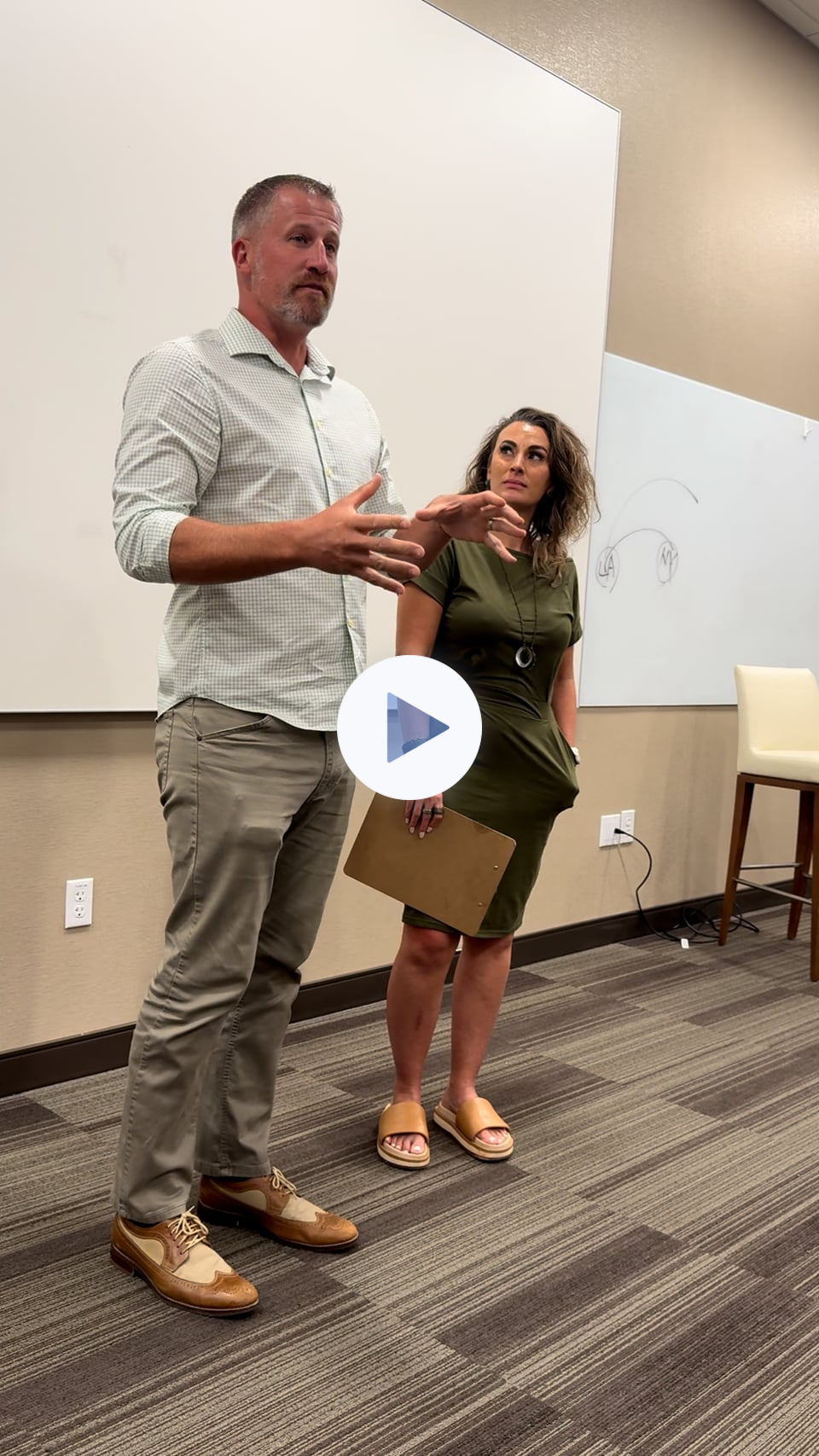 All the men in attendance decided they must share more...