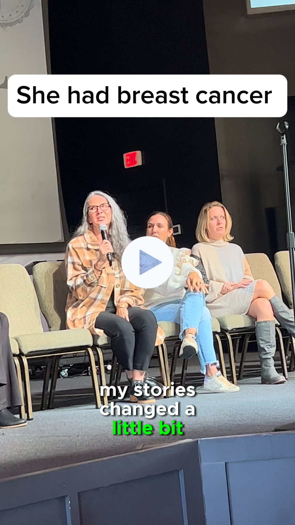 She had breast cancer