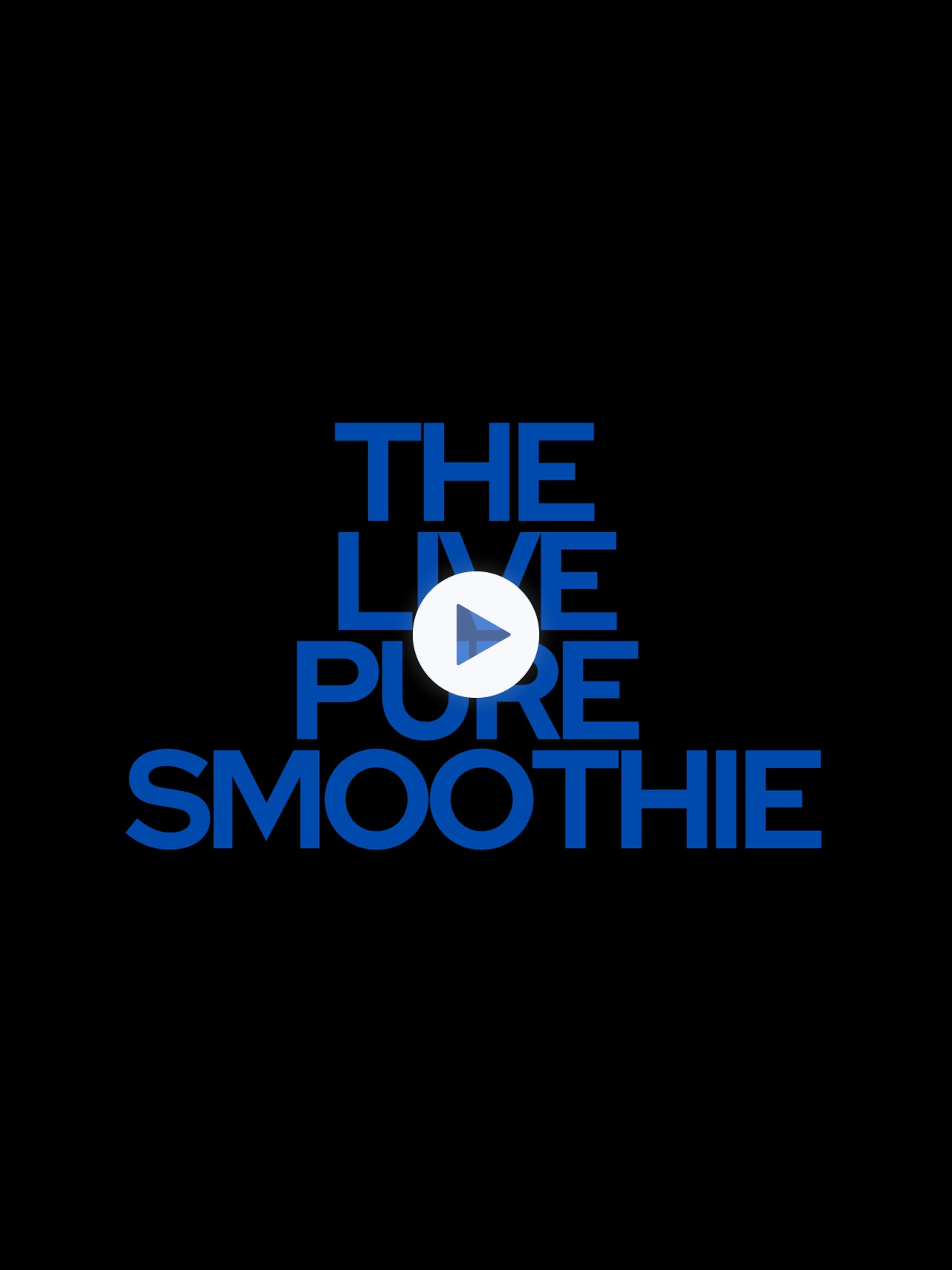 The Live PURE Smoothie
