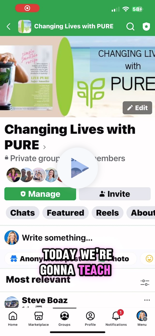 Add Tag Message / FB group