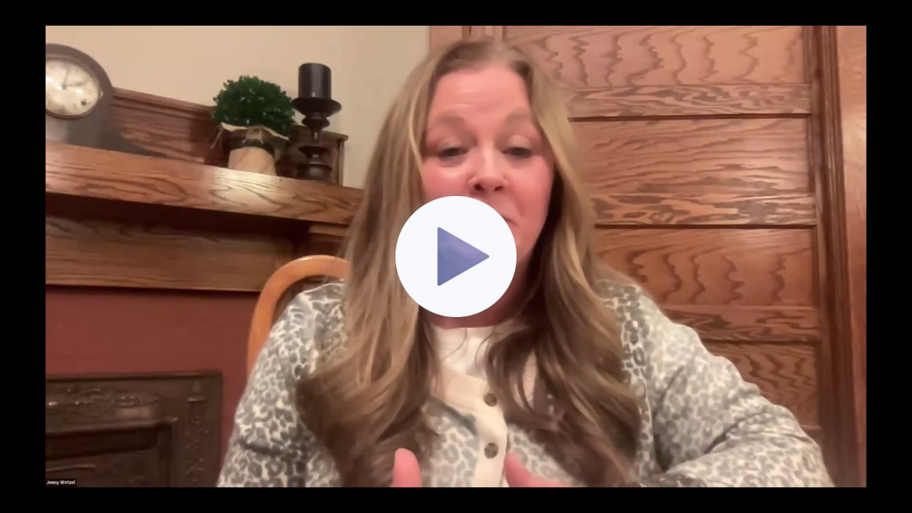 Jenny Wetzel stomach issues