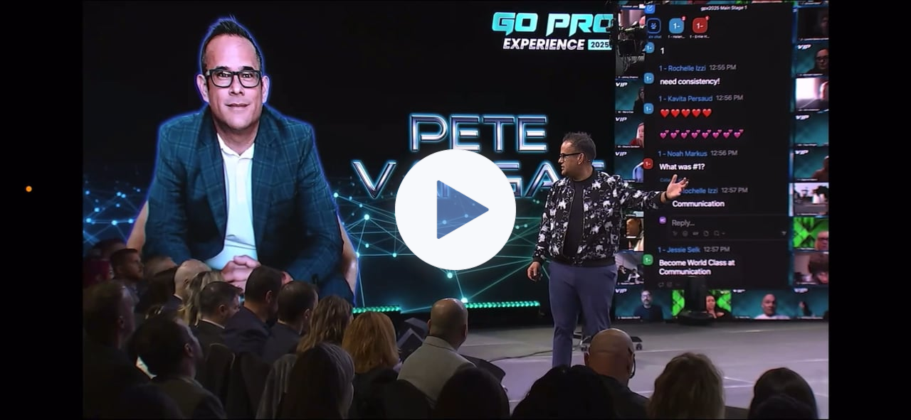 Pete Vargas training on the 4 stages you can speak on