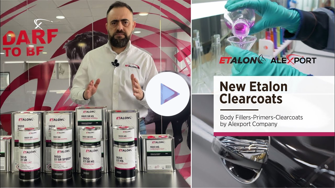 New Etalon Clearcoats Presentation | Body Fillers-Primers-Clearcoats by Alexport Company