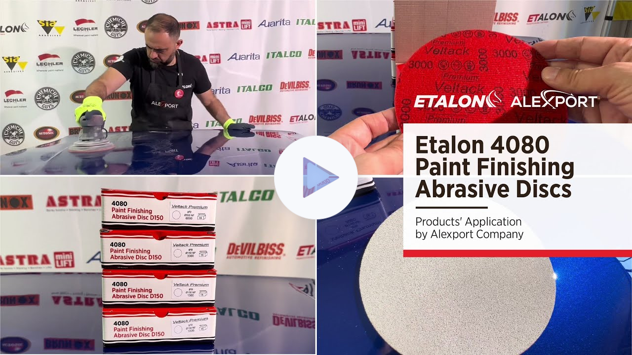4080 Paint Finishing Abrasive Discs | Product Testing by Alexport Company