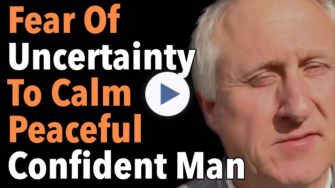 Fear Of Uncertainty To Calm Peaceful Confident Man