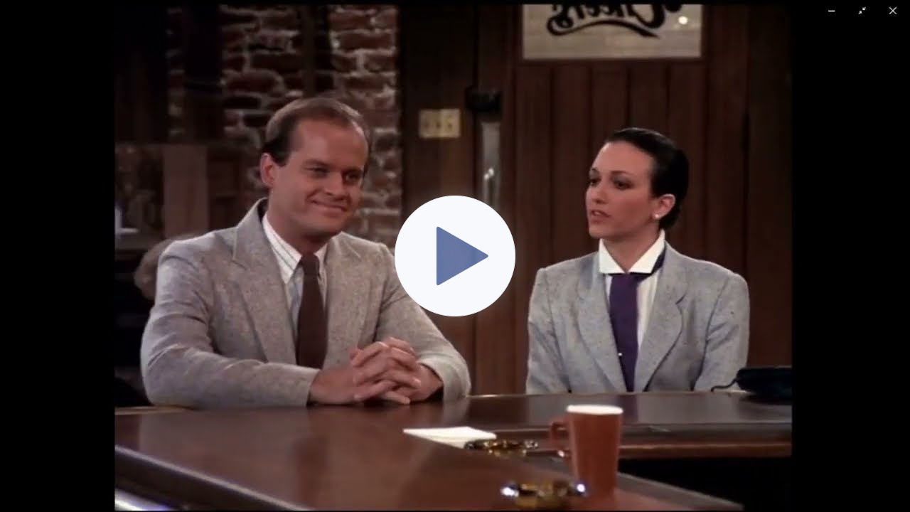 Cheers Frasier and Lilith's First Date