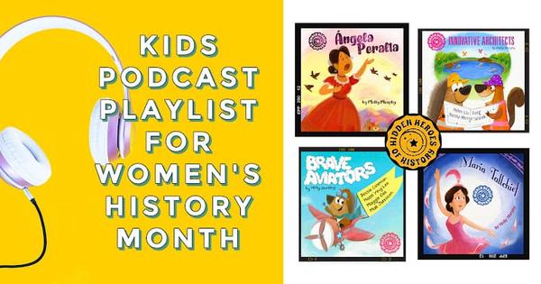 Featured image for Dorktales Storytime podcast playlist for women's history month