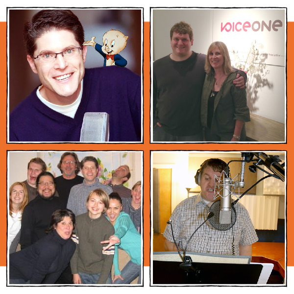 Collage of Jonathan Cormur and his Voice Over Coaches