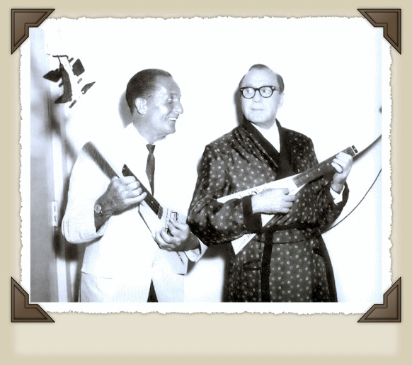 Frank Remley and Jack Benny 