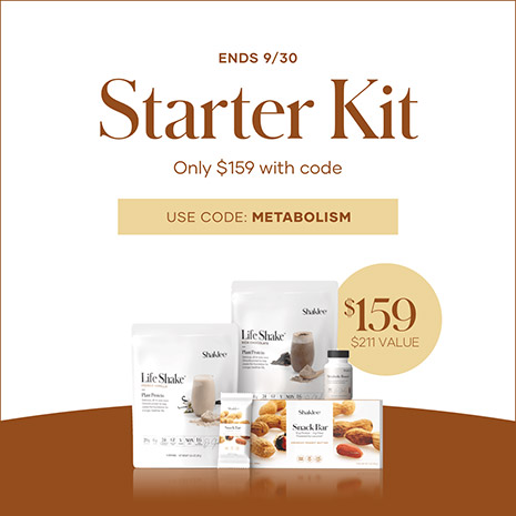 For a limited time, enjoy the Starter Kit for $159 when you use the promocode: METABOLISM at checkout. Ends 9/30.