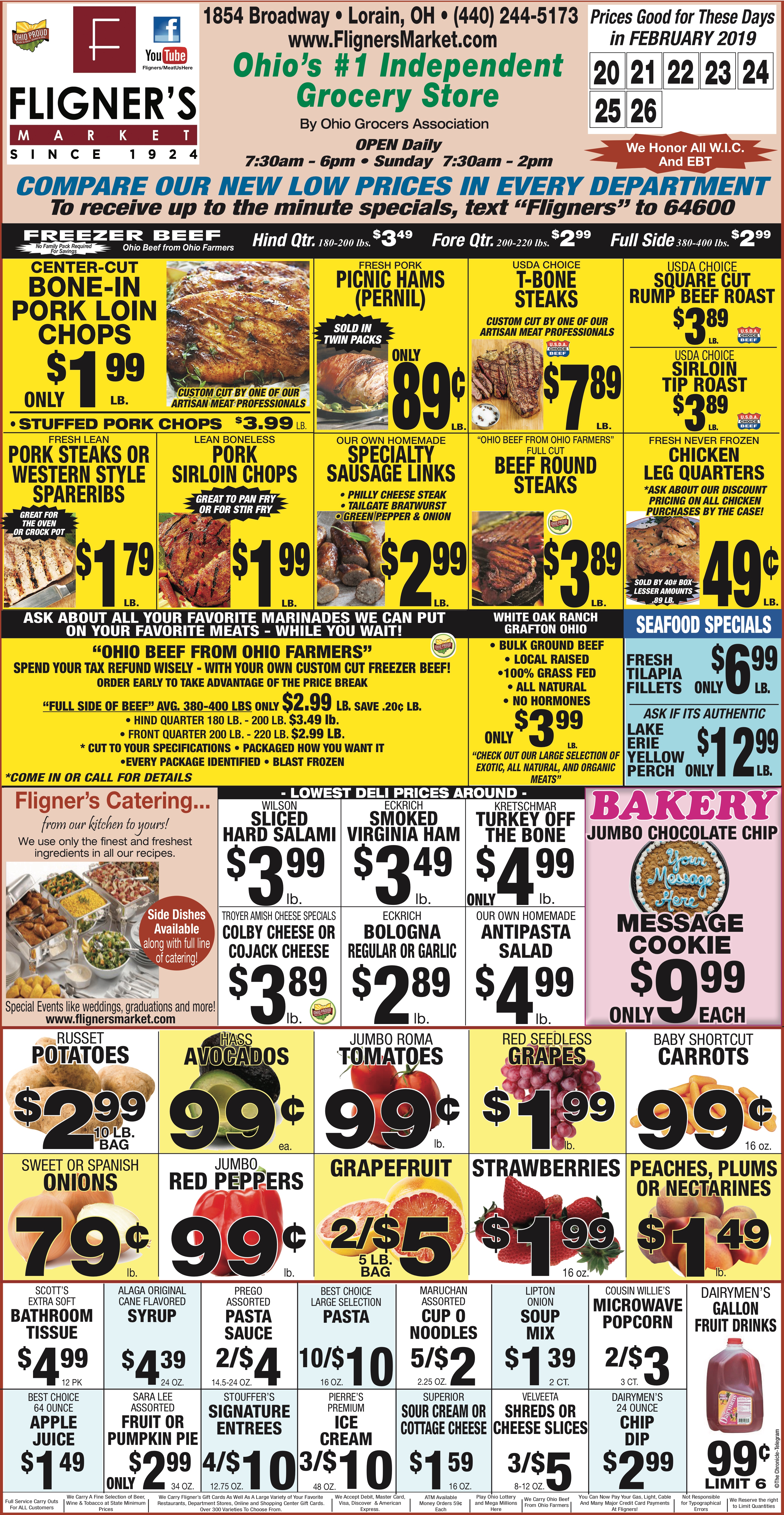 Fligner's Weekly Ad Special