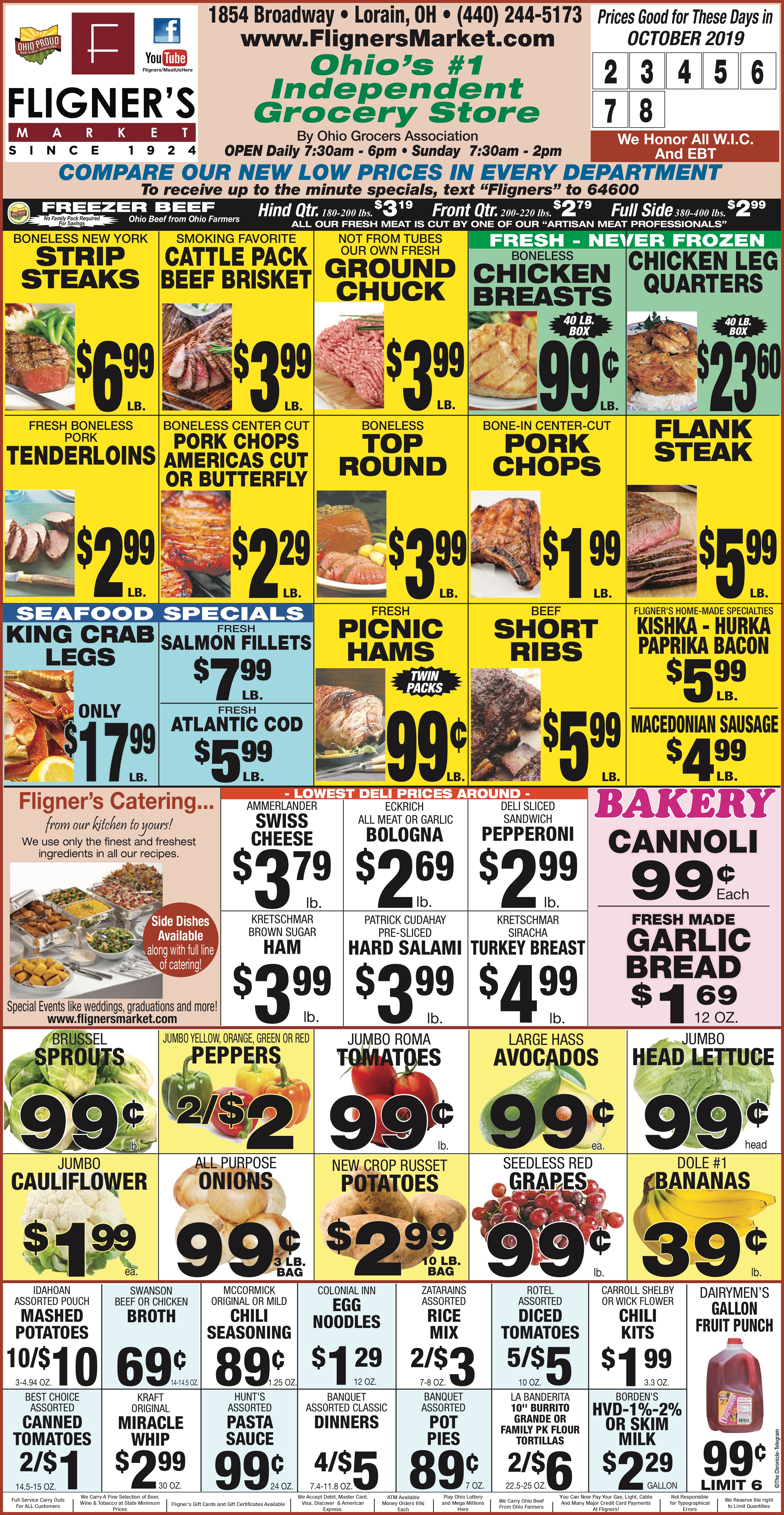Fligner's Weekly Ad Special