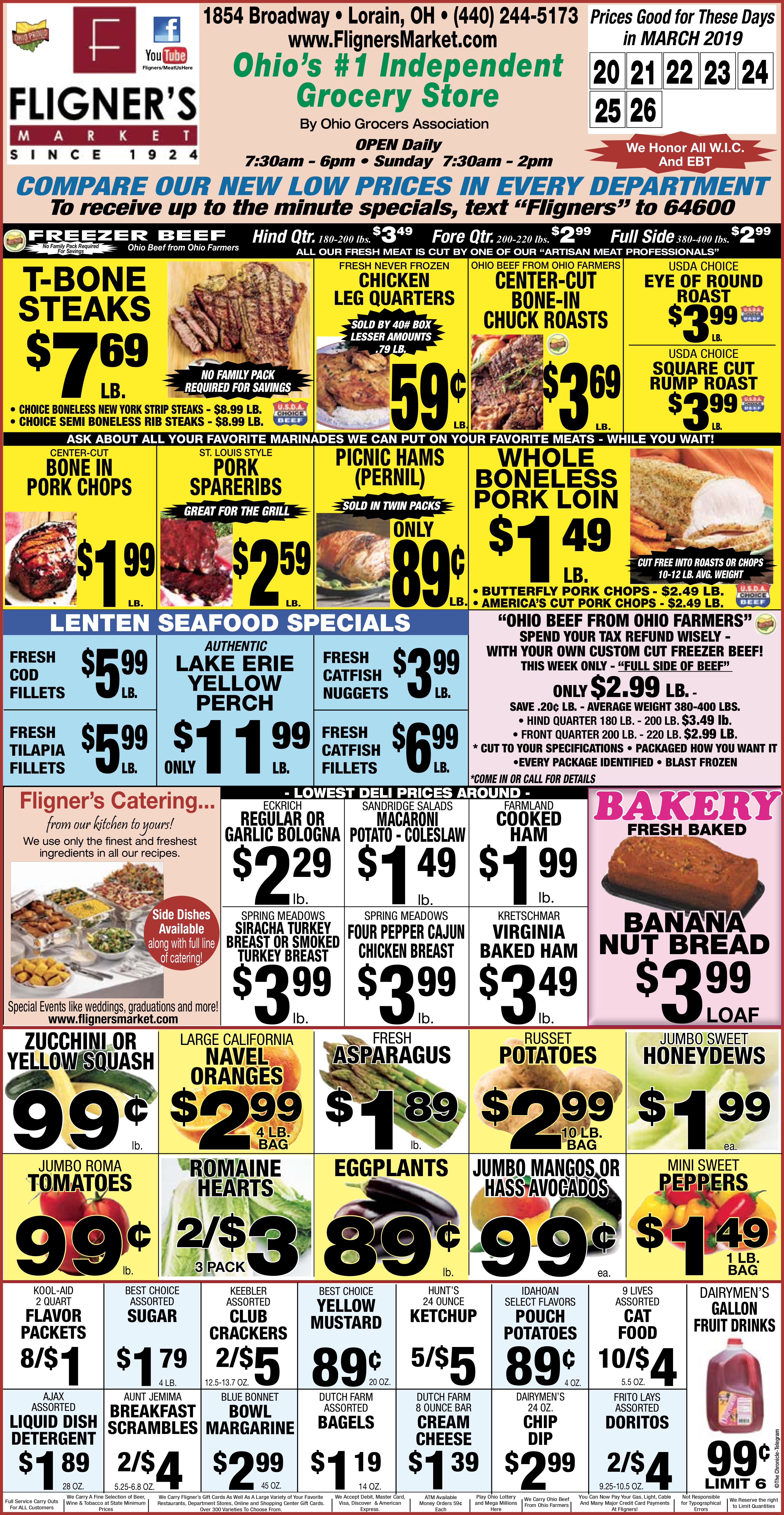 Fligner's Weekly Ad Special