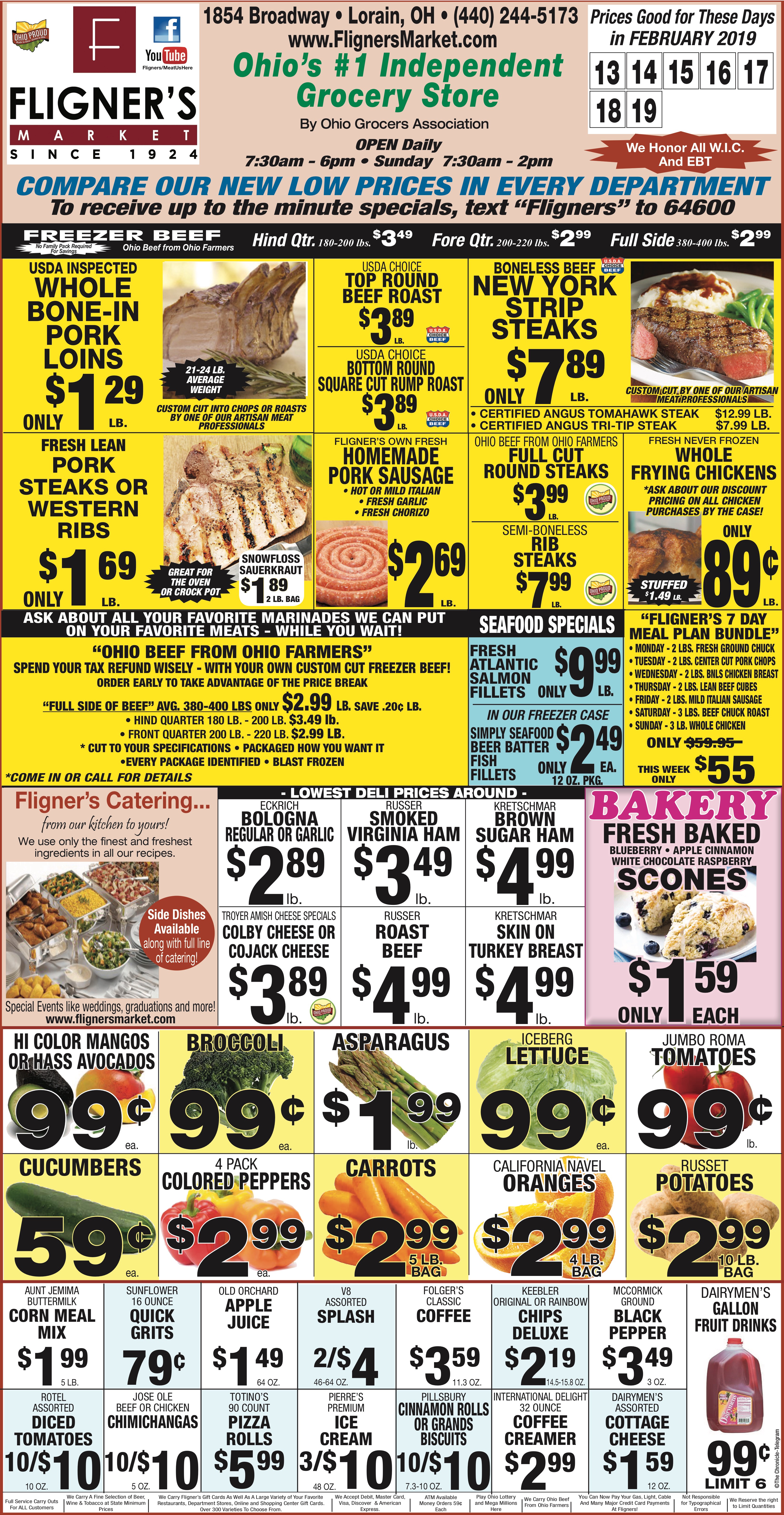 Fligner's Weekly Ad Special