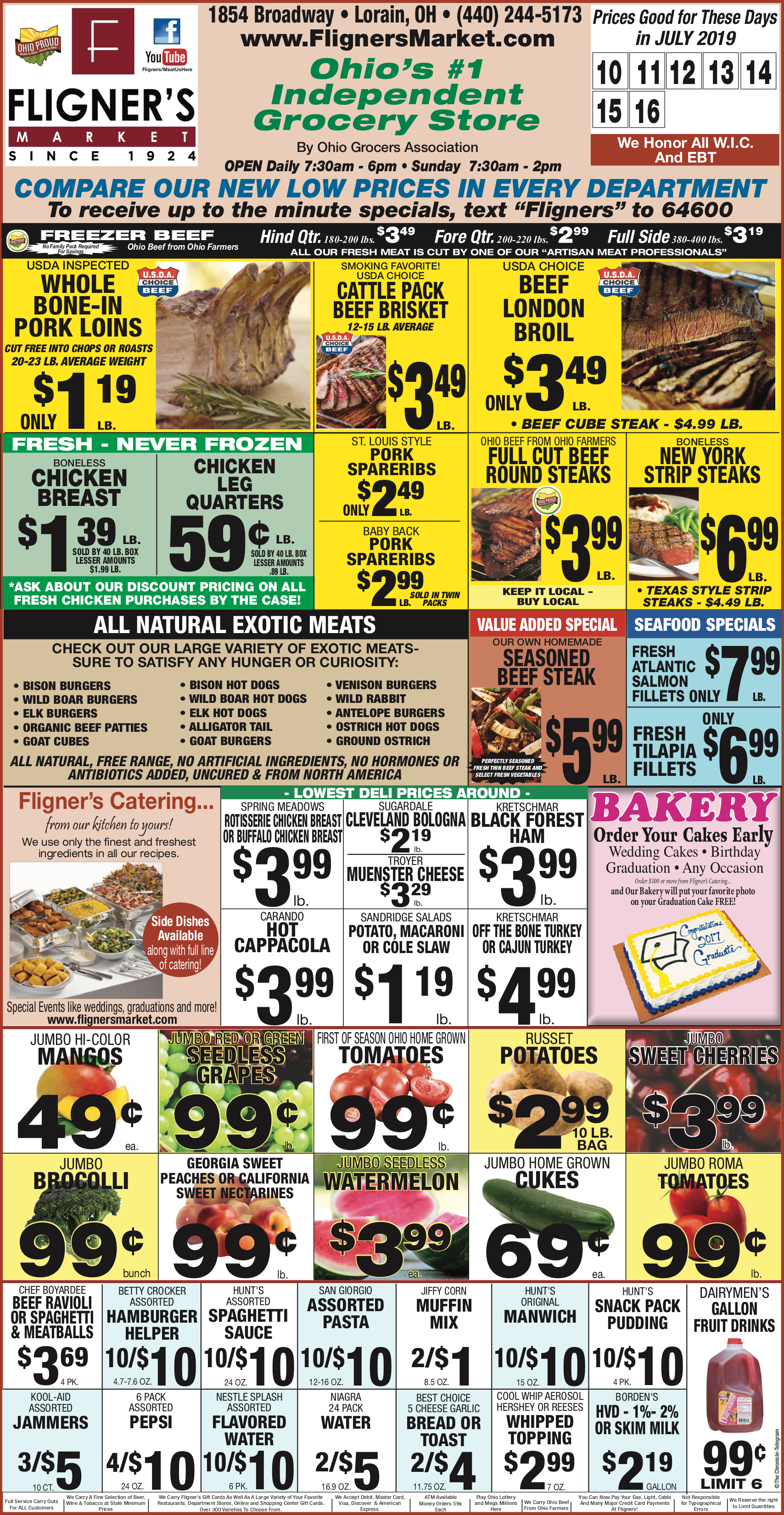 Fligner's Weekly Ad Special