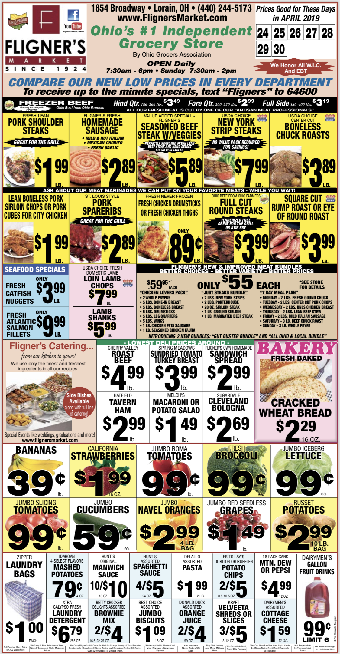 Fligner's Weekly Ad Special