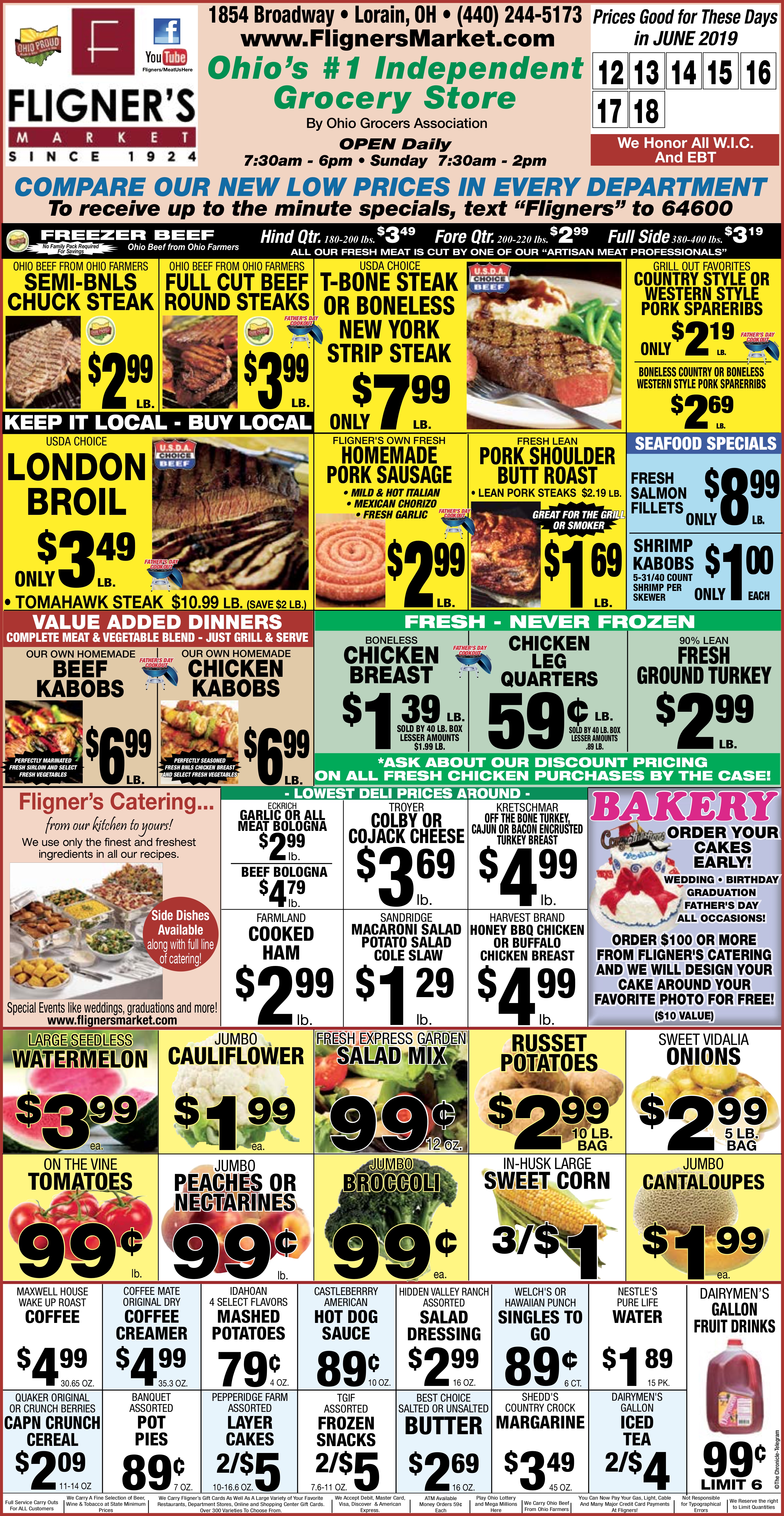 Fligner's Weekly Ad Special