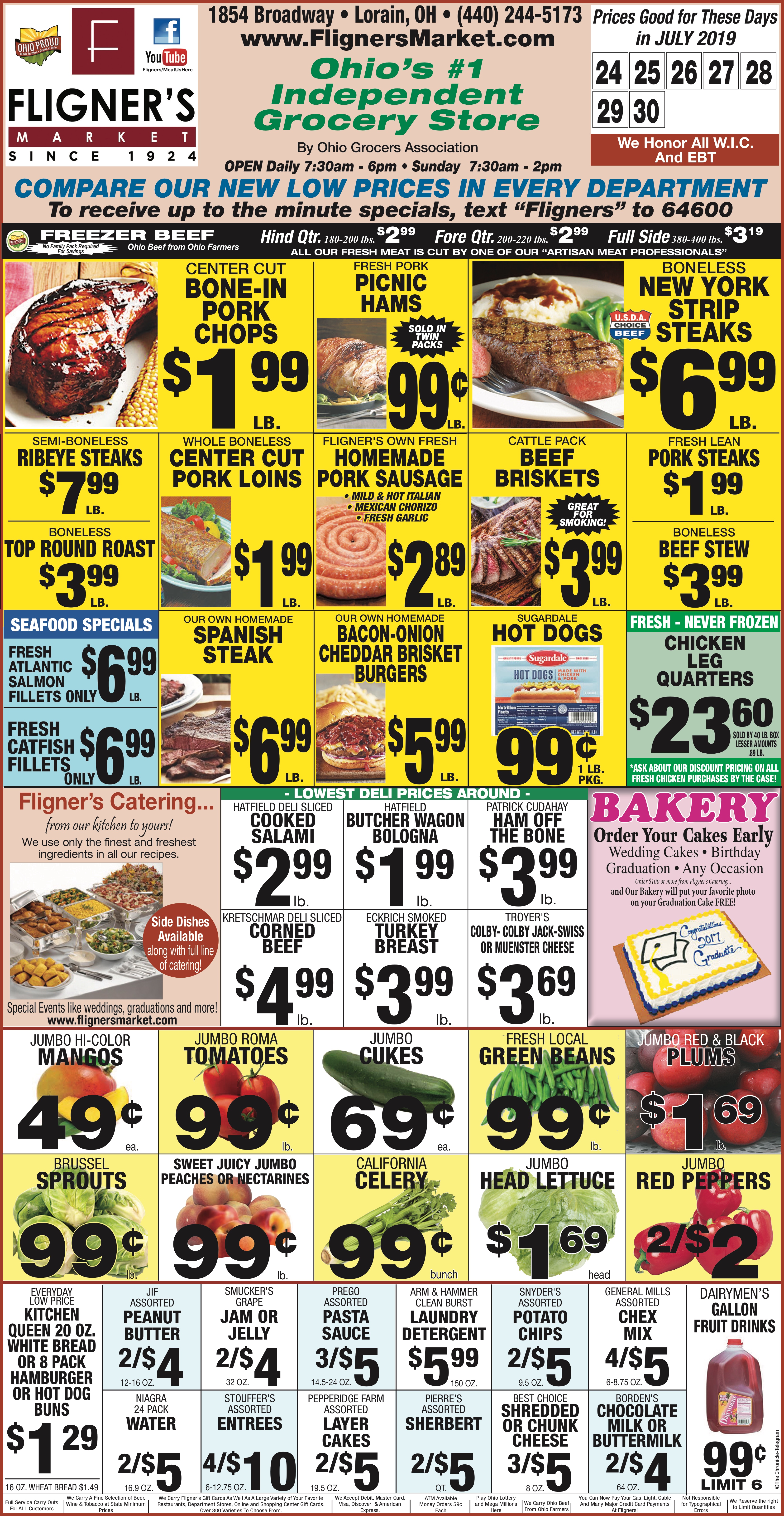 Fligner's Weekly Ad Special
