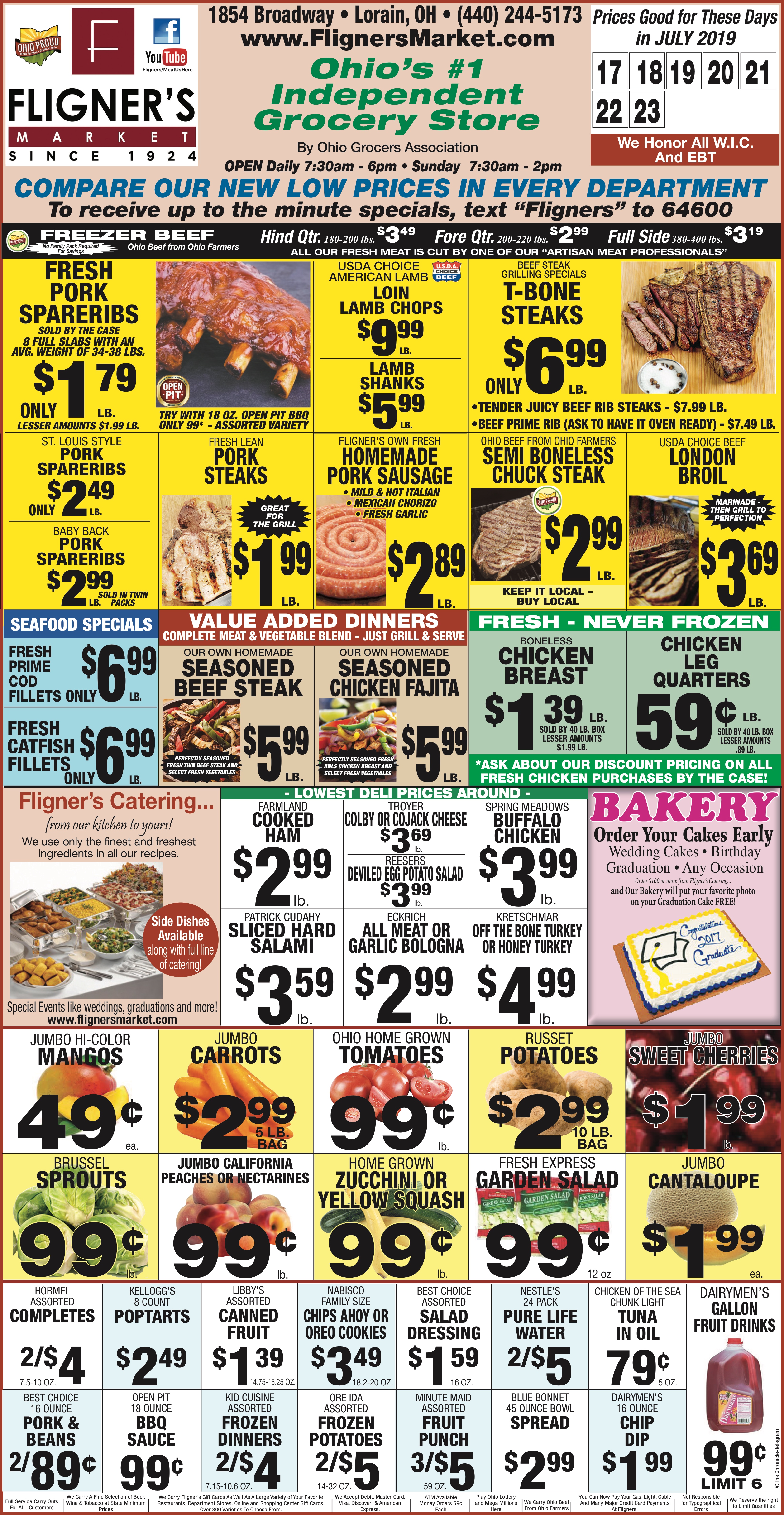 Fligner's Weekly Ad Special
