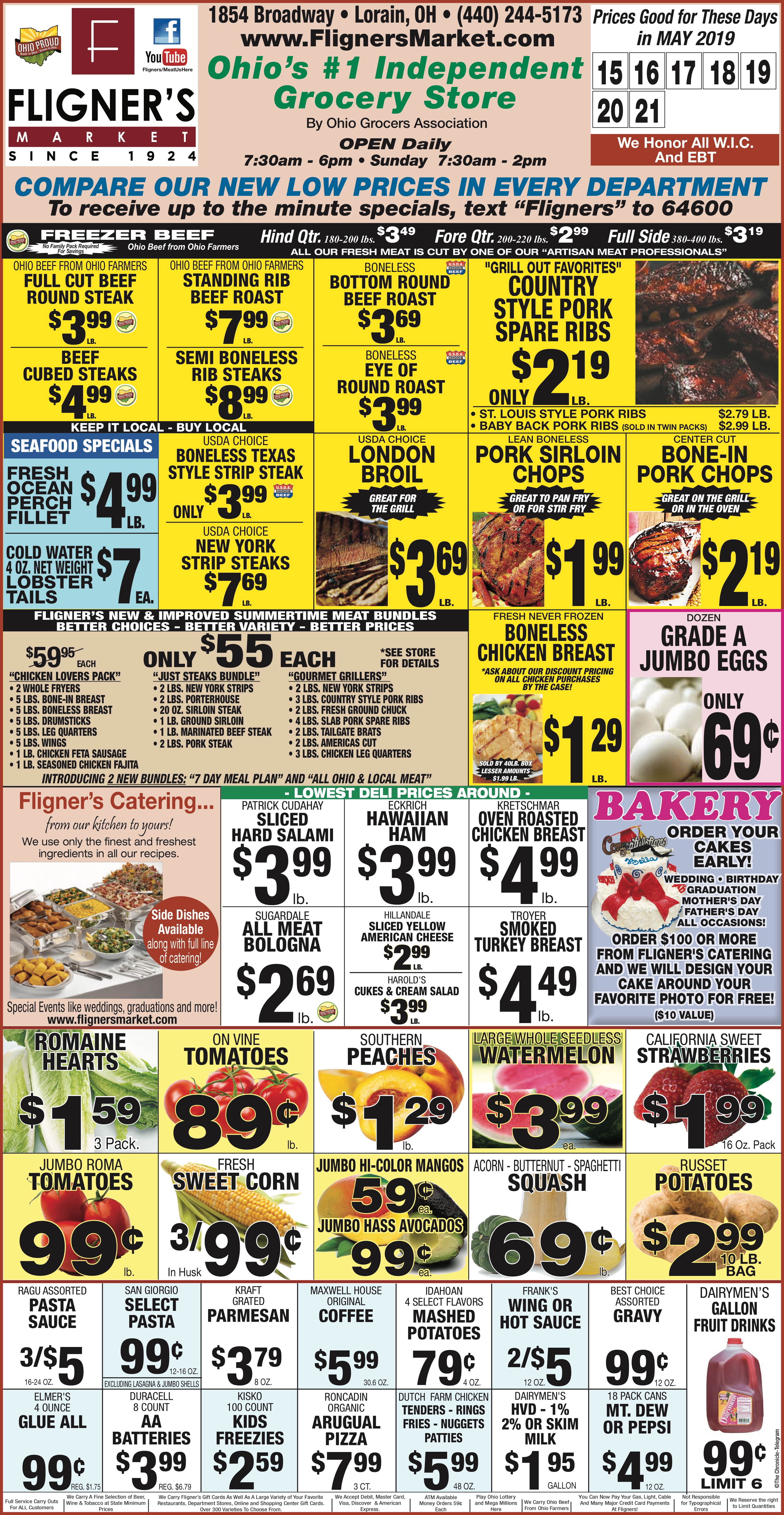 Fligner's Weekly Ad Special