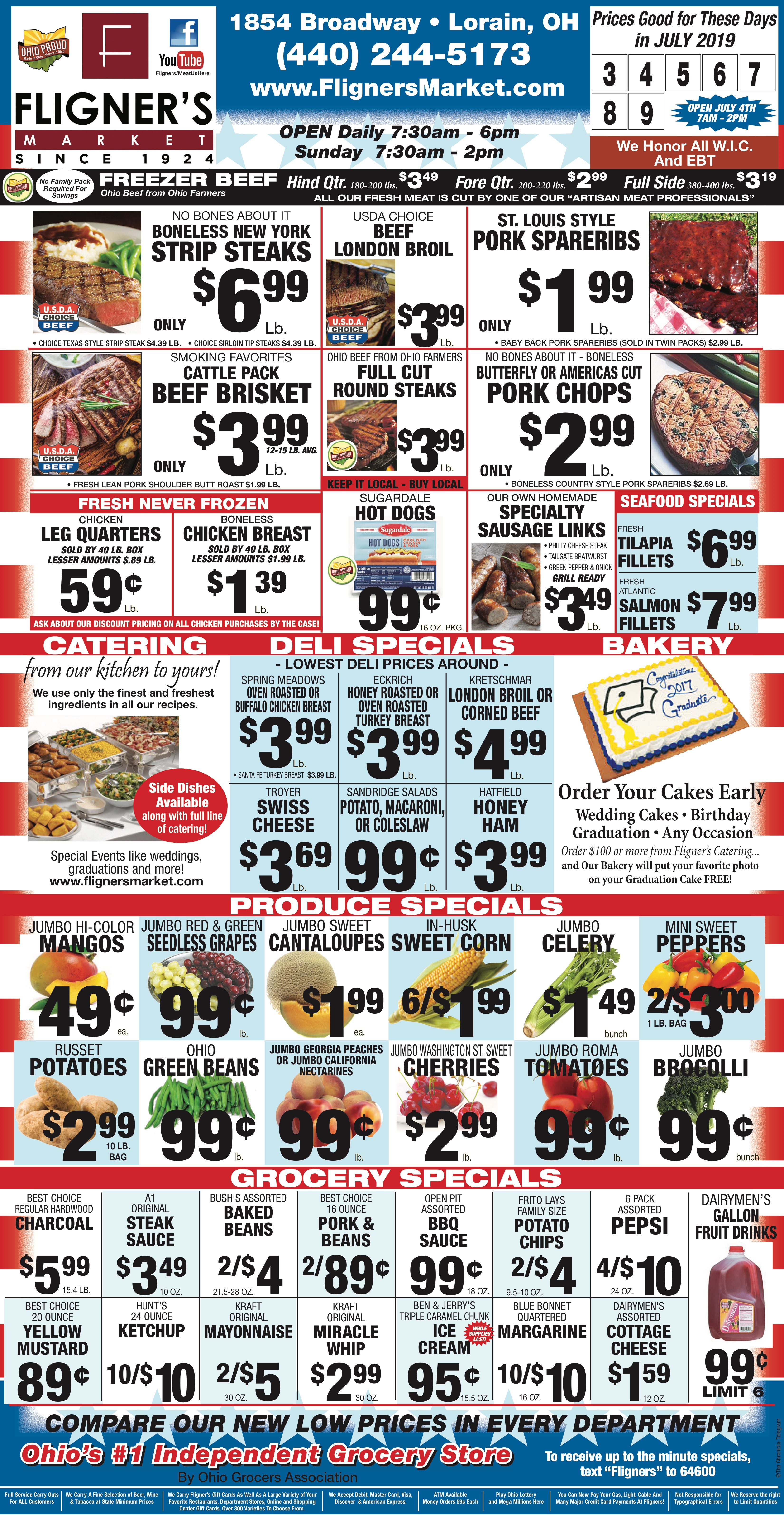 Fligner's Weekly Ad Special