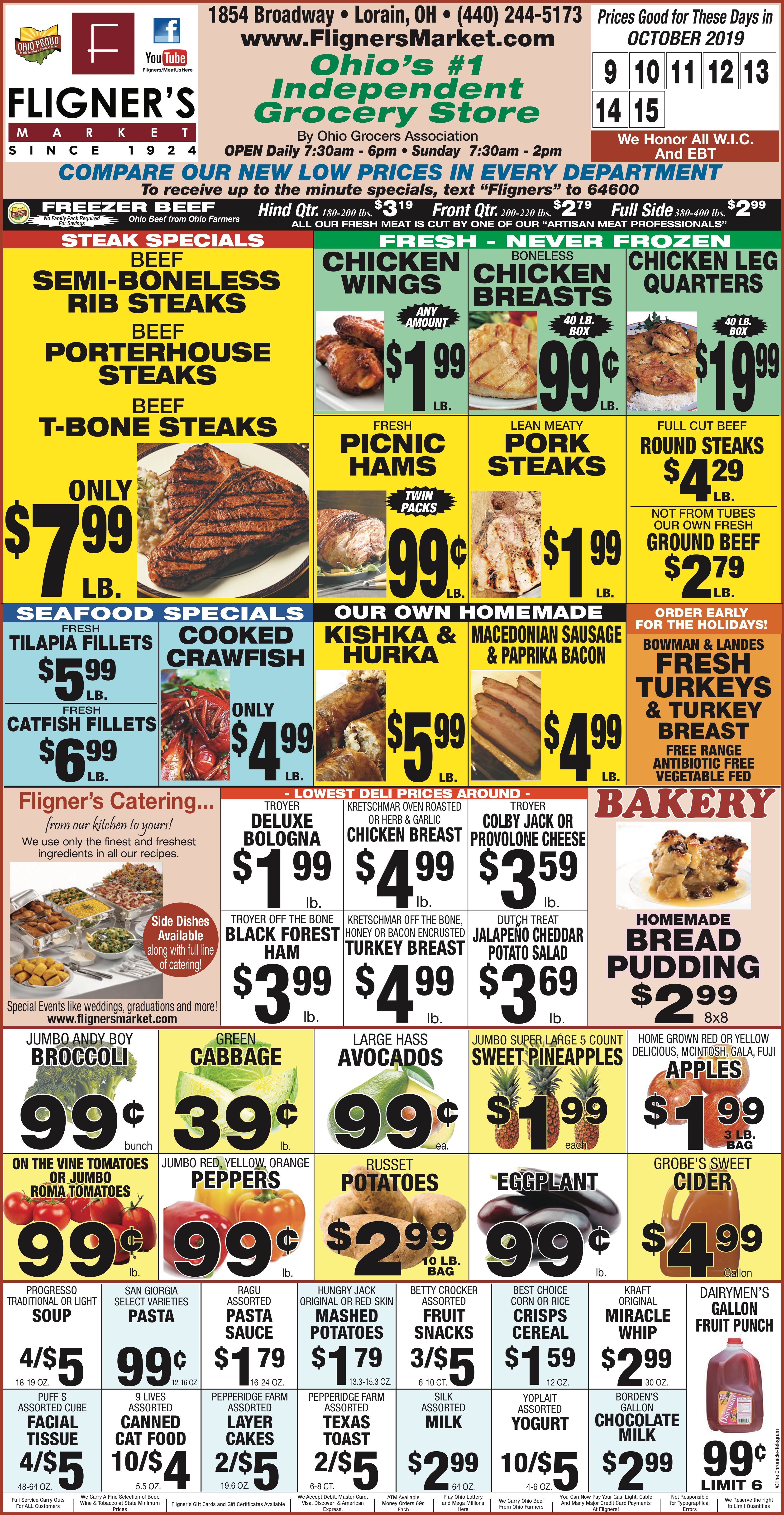 Fligner's Weekly Ad Special
