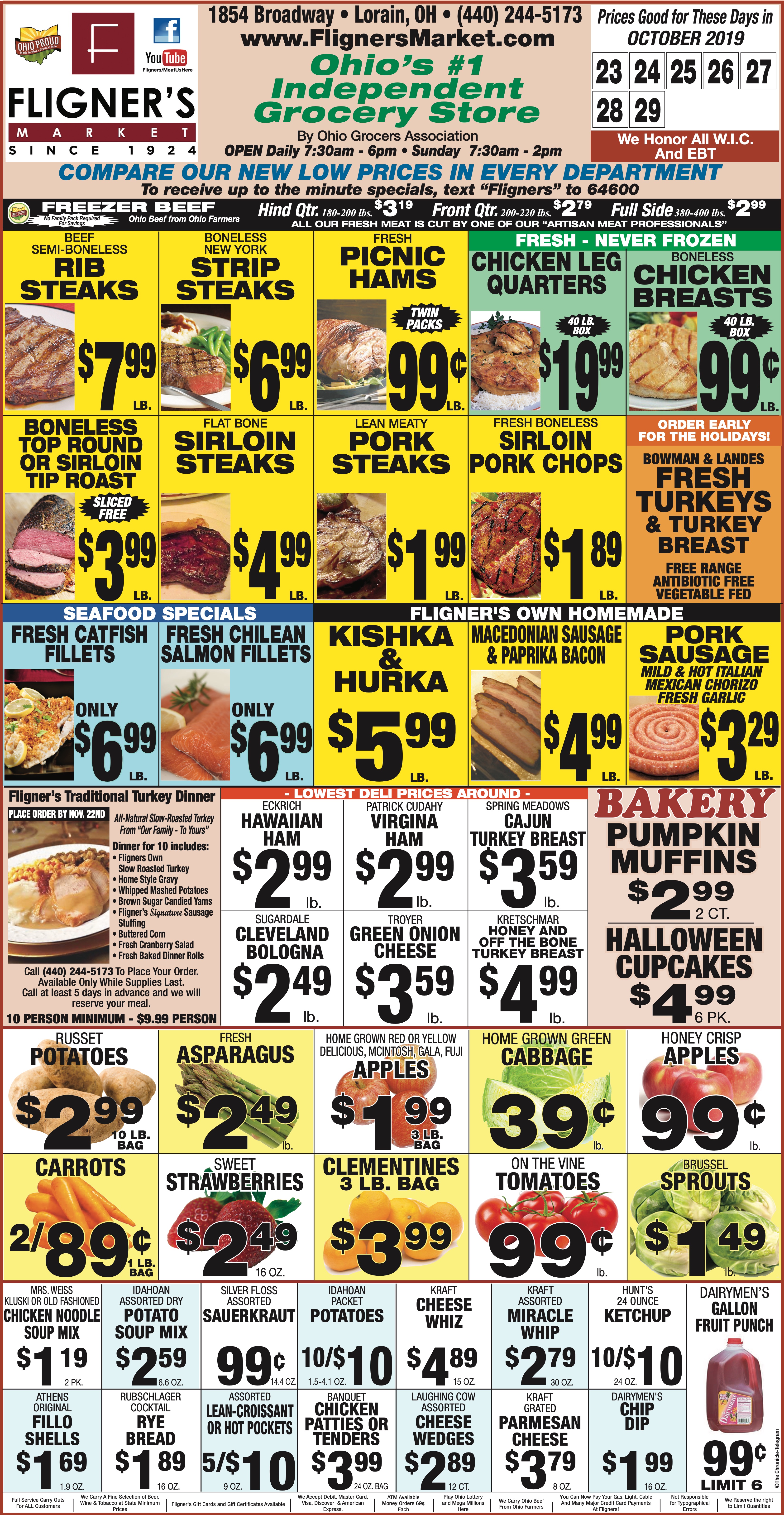 Fligner's Weekly Ad Special