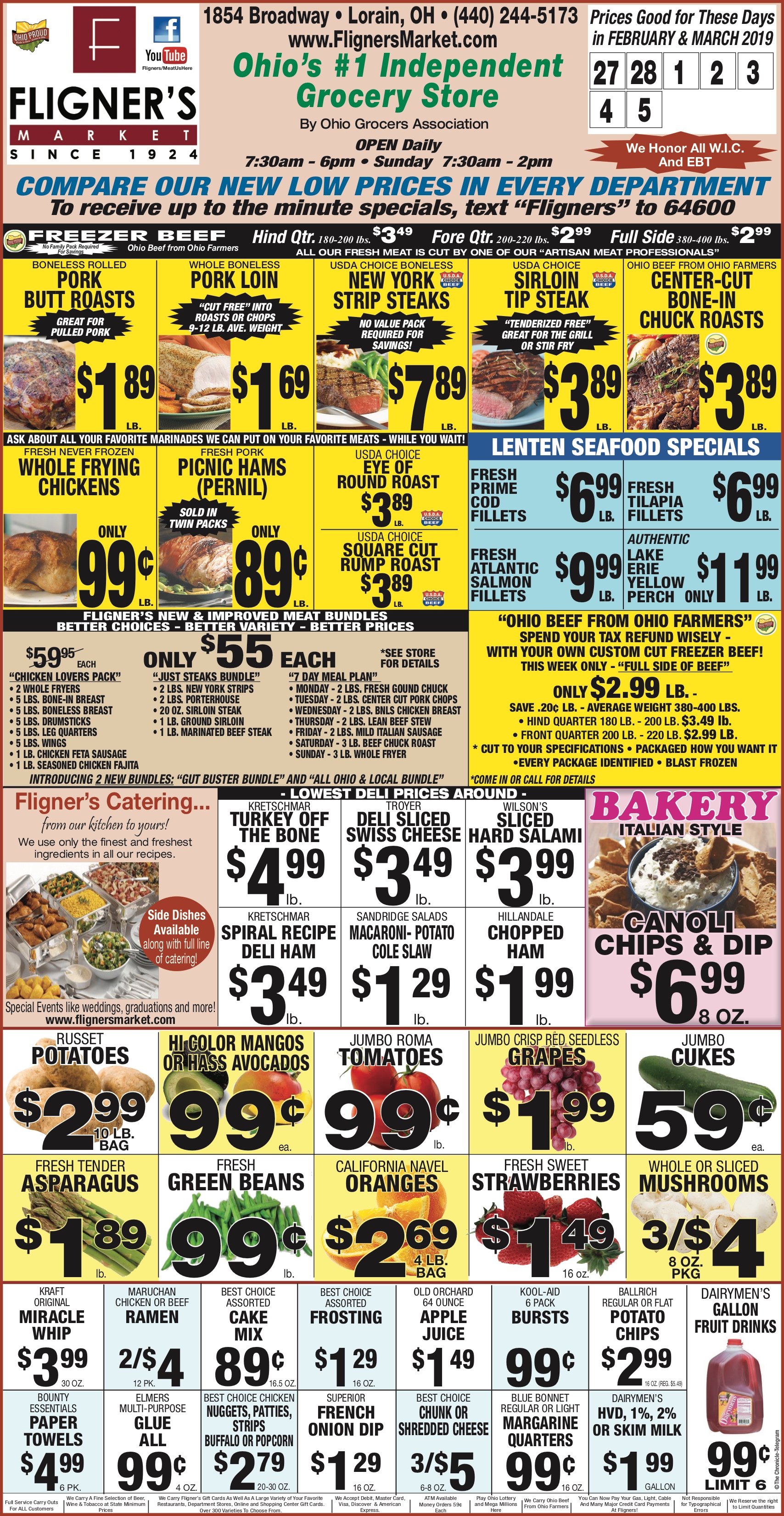 Fligner's Weekly Ad Special