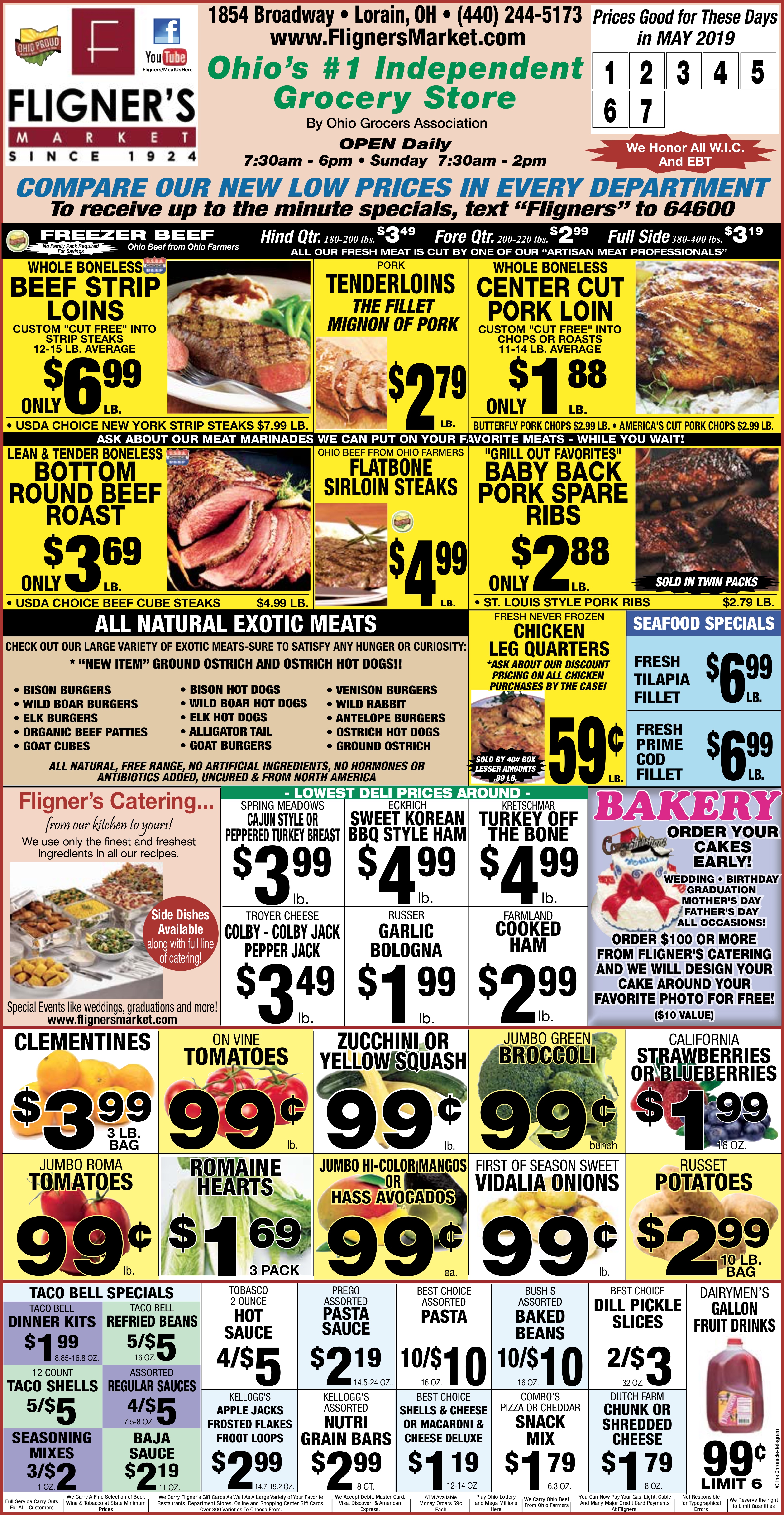 Fligner's Weekly Ad Special