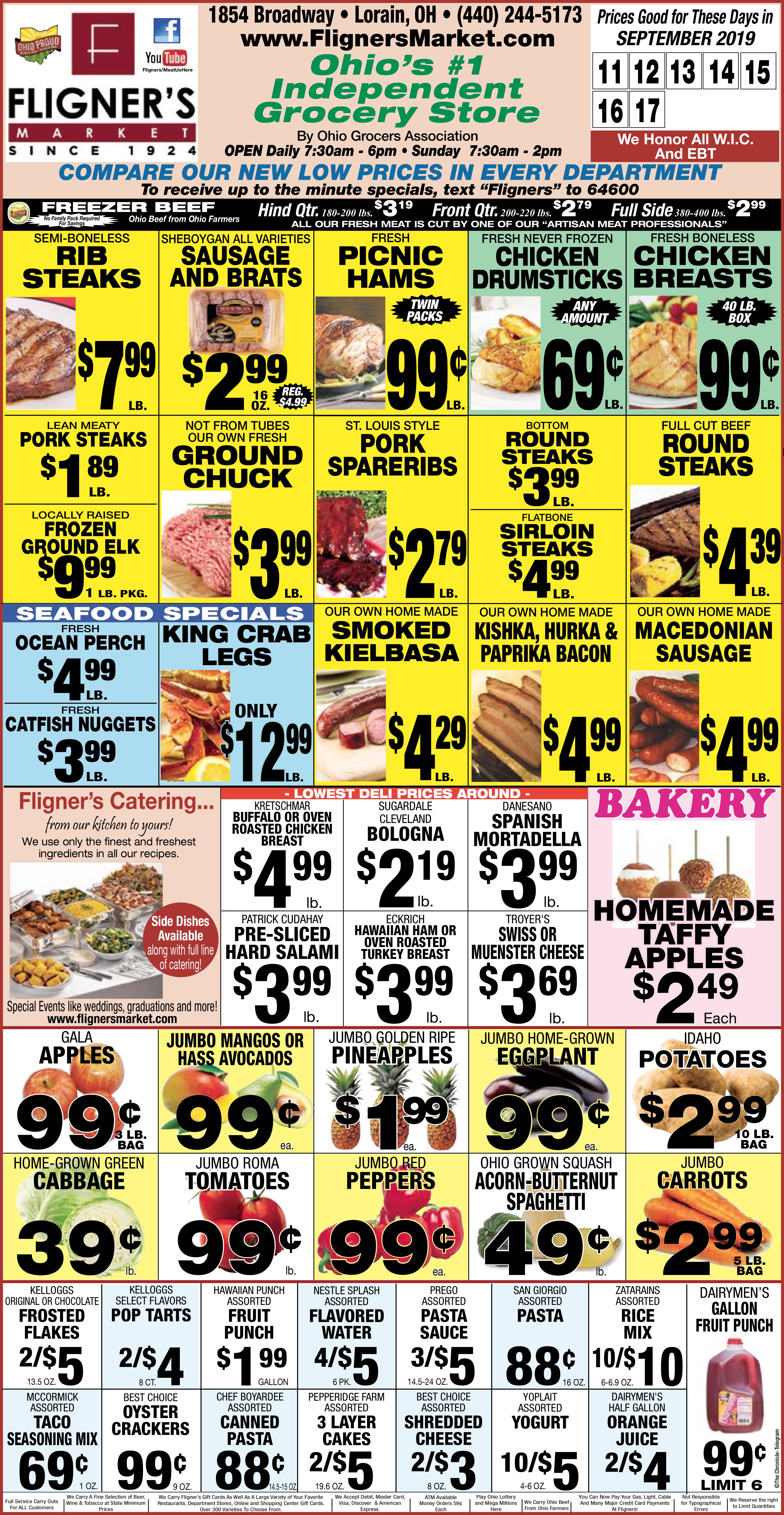 Fligner's Weekly Ad Special