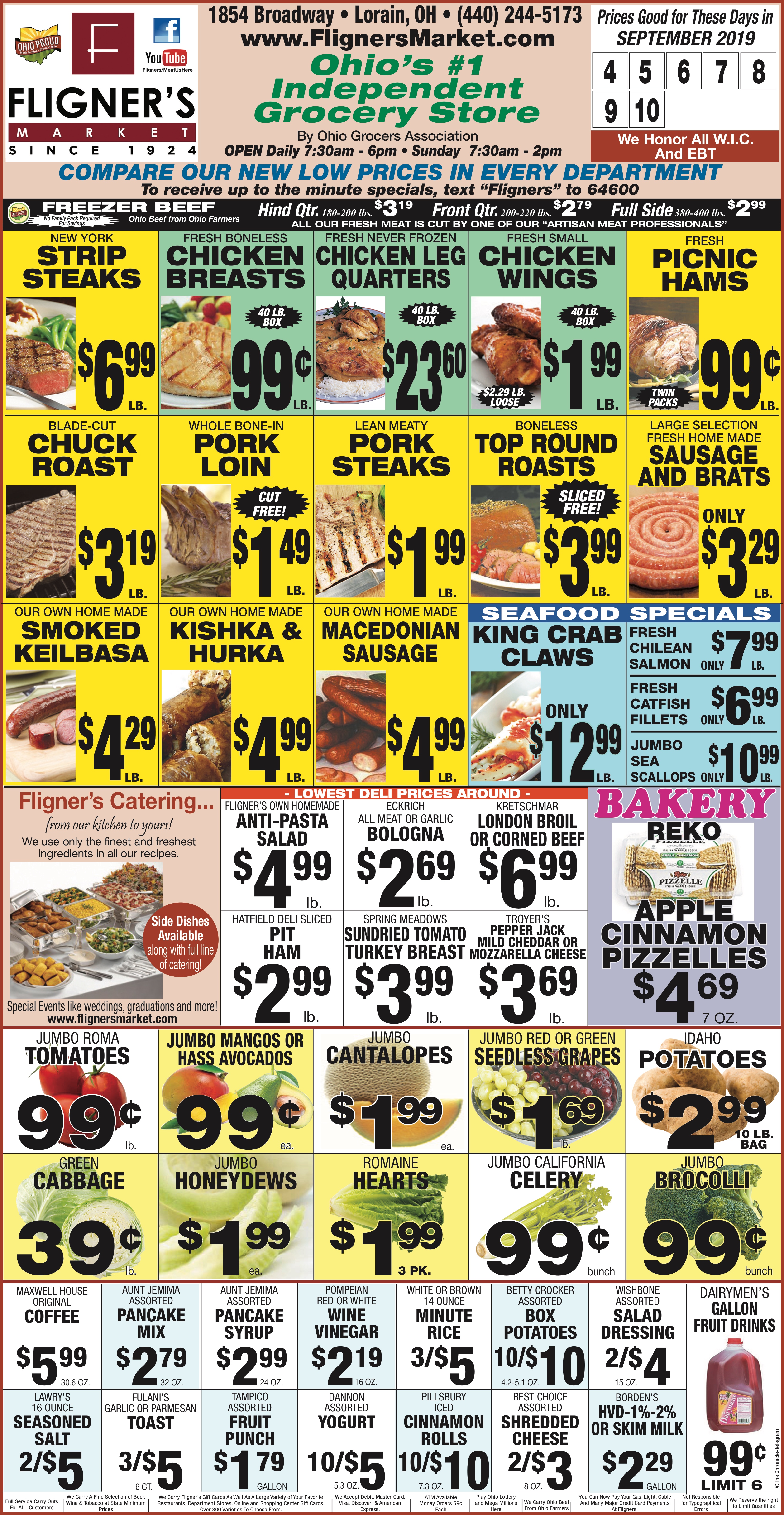 Fligner's Weekly Ad Special