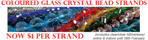 Glass Crystal Strands