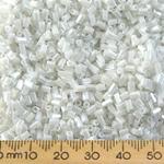 White Lustre Beads