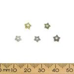 Small Star Bead Caps