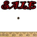 3mm Plain Metal Beads