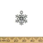 Snowflake Metal Charms