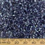 Purple Lustre 2 Cut Bugle Beads
