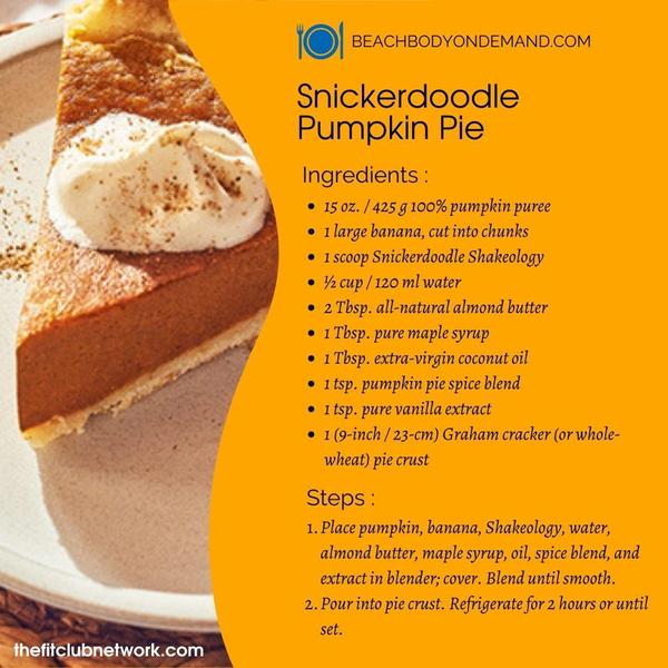 Snickerdoodle Pumpkin Pie recipe