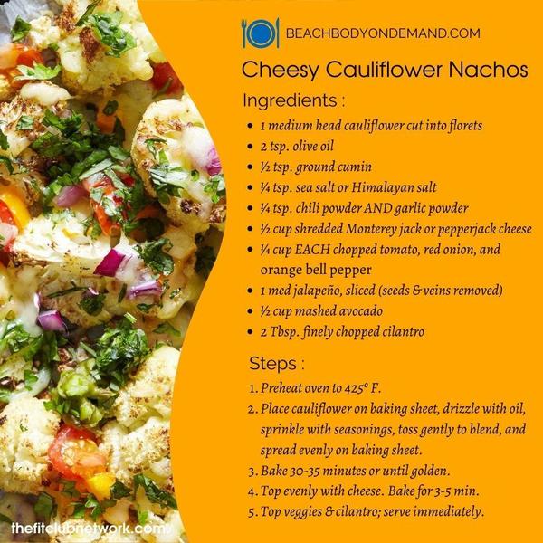 Cheesy Cauliflower Nachos Recipe