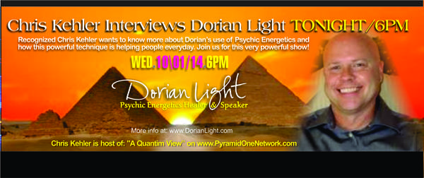 Chris Kehlerintervies Dorian Light on how Psychic Energetics is Helping People Everyday!