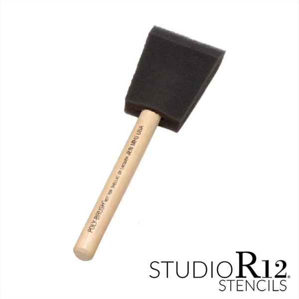 StudioR12 Poly Foam Brush