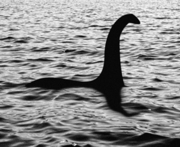 Re-creation of iconic Loch Ness monster photo